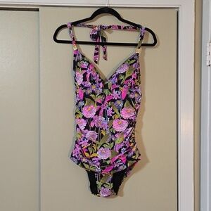 Victoria's Secret The Forever One Piece Floral Swimsuit Size Medium